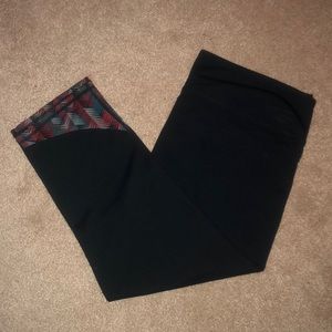 Fabletics cropped black leggings